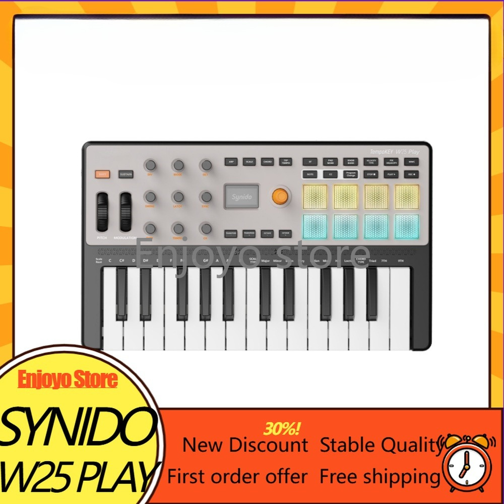 Midi Controller Pad - سينيدو تيمبوكي W25 لوحة مفاتيح MIDI