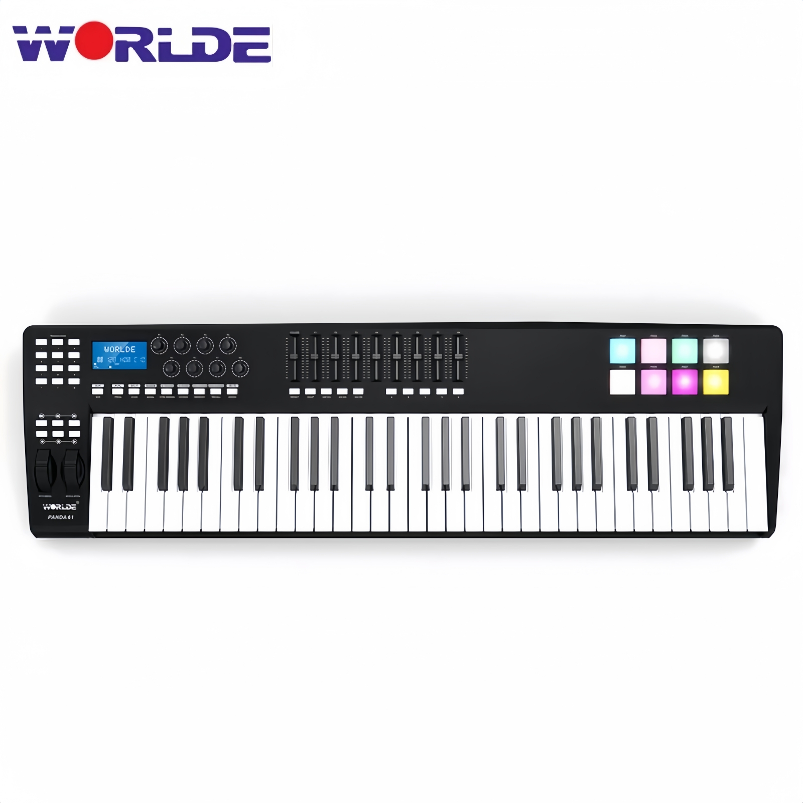 Midi Controller Pad - وورلد باندا 61 لوحة مفاتيح تحكم