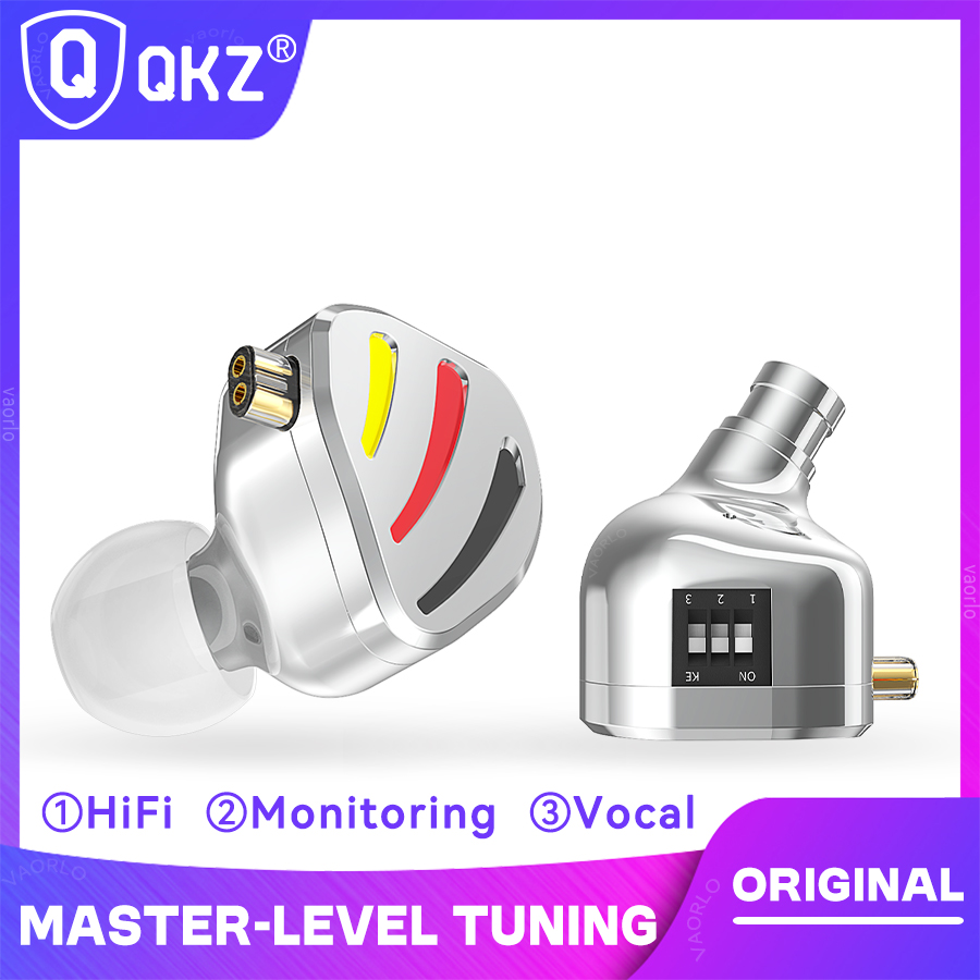 QKZ سماعات HIFI مراقبة الصوتية - مراجعة Audio Music Dj وسعره